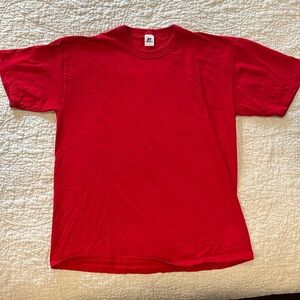Russell Athletic red men’s large plain T-shirt
